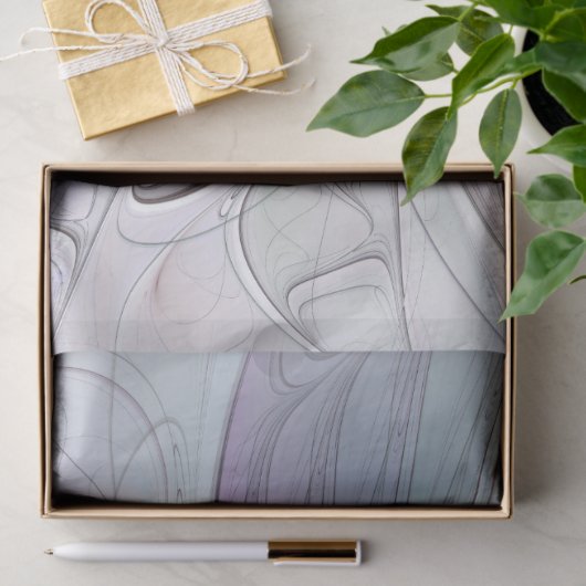 Kleurrijke Abstracte bloem Moderne fractale kunst Tissuepapier (Geschenk)