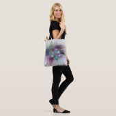 Kleurrijke Abstracte bloem Moderne fractale kunst Tote Bag (Op model)