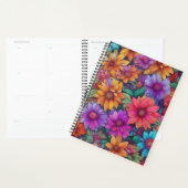 Kleurrijke Abstracte Bloemen #444 - Planner (Display)
