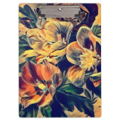 kleurrijke abstracte bloemen natuur oorspronkelijk klembord (Voorkant)