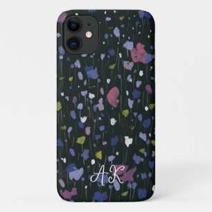 Kleurrijke Abstracte Bloemenschildering Jouw Naam  Case-Mate iPhone Case