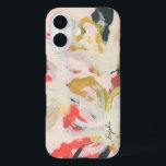 Kleurrijke Abstracte Bloemenschildering Jouw Naam iPhone 16 Hoesje<br><div class="desc">Bescherm je telefoon met deze unieke kleurrijke hoes met kunstdesign. Dit ontwerp bevat abstracte kunst die door mij met de hand is geschilderd. Je kunt de tekst personaliseren met jouw naam. ©2023 Eun Mi Kim</div>
