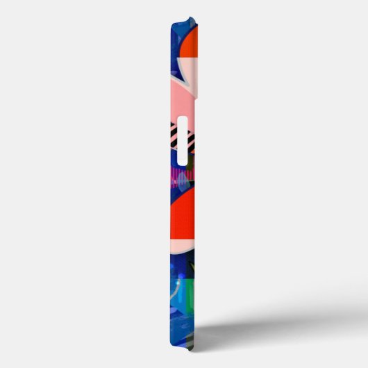 Kleurrijke Abstracte bloempatroon Case-Mate iPhone Case (Achterkant / Rechts)