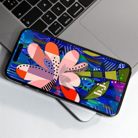 Kleurrijke Abstracte bloempatroon Case-Mate iPhone Case