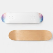 Kleurrijke abstracte blokjes persoonlijk skateboard (Horizontaal)