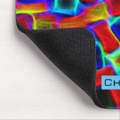 Kleurrijke Abstracte blokken, speciaal gepersonali Muismat (Hoek)