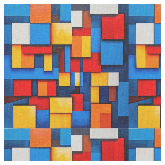Kleurrijke abstracte blokken stof (Close Up)