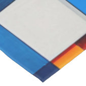 Kleurrijke abstracte blokken tafelkleed (Gekanteld)