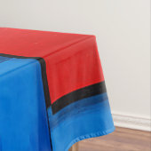 Kleurrijke abstracte blokken tafelkleed (Voorbeeld)