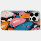 Kleurrijke Abstracte Boheemse veren Case-Mate iPhone Case (Achterkant (horizontaal))