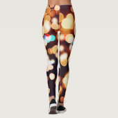 Kleurrijke Abstracte Bokeh textuur Leggings (Achterkant)
