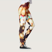 Kleurrijke Abstracte Bokeh textuur Leggings (Rechts)