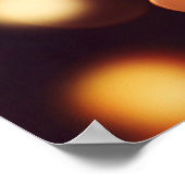 Kleurrijke Abstracte Bokeh textuur Poster (Hoek)