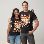 Kleurrijke Abstracte Bokeh textuur T-shirt (Unisex)