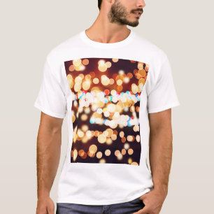 Kleurrijke Abstracte Bokeh textuur T-shirt