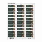 Kleurrijke Abstracte Botanische Gepersonaliseerde Etiket (Full Sheet)