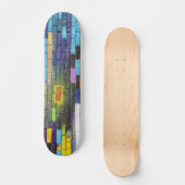 Kleurrijke Abstracte Brick Art Persoonlijk Skateboard (Voorkant)