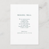 Kleurrijke Abstracte Bruiloft Wishing Well Kaart (Voorkant)