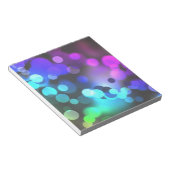 Kleurrijke Abstracte bubbels Notitieblok (Schuin)
