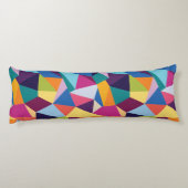 Kleurrijke Abstracte buis Lichaamskussen (Achterkant)