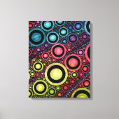 Kleurrijke Abstracte Circle Art Canvas Afdruk (Voorkant)