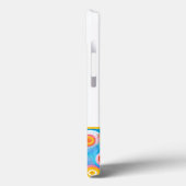 Kleurrijke Abstracte Cirkel Art INITIALEN Summer F Case-Mate iPhone Case (Achterkant / Links)