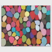 Kleurrijke Abstracte cirkels Cadeaupapier (Vlak)