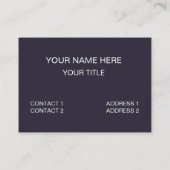 Kleurrijke Abstracte cirkels Visitekaartje (Achterkant)