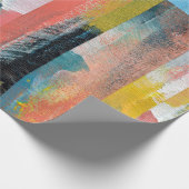Kleurrijke abstracte collage. cadeaupapier (Hoek)