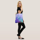 Kleurrijke Abstracte diepe ruimte achtergrond Tote Bag (Op model)