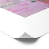 Kleurrijke Abstracte digitale kunst Poster (Hoek)