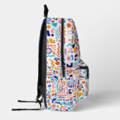 Kleurrijke Abstracte Doodle Rugzak – Retro 90s Est (Links)