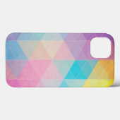 Kleurrijke abstracte driehoeken achtergrond Case-Mate iPhone case (Achterkant (horizontaal))