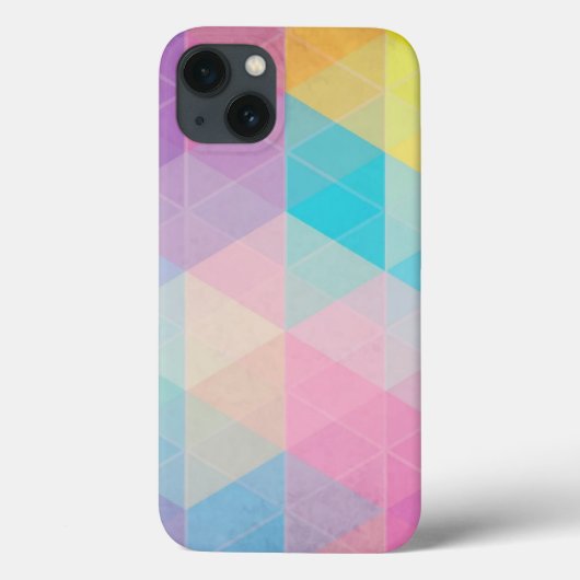 Kleurrijke abstracte driehoeken achtergrond Case-Mate iPhone case (Achterkant)