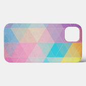 Kleurrijke abstracte driehoeken achtergrond Case-Mate iPhone case (Achterkant (horizontaal))