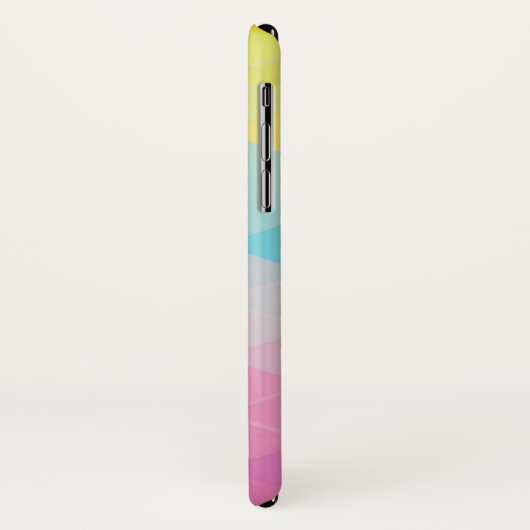 Kleurrijke abstracte driehoeken achtergrond Case-Mate iPhone case (Achterkant/links)