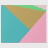 Kleurrijke Abstracte driehoeken voor kleurenblok v Cadeaupapier (Vlak)