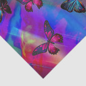 Kleurrijke Abstracte en botervliegen Tissuepapier (Detail)