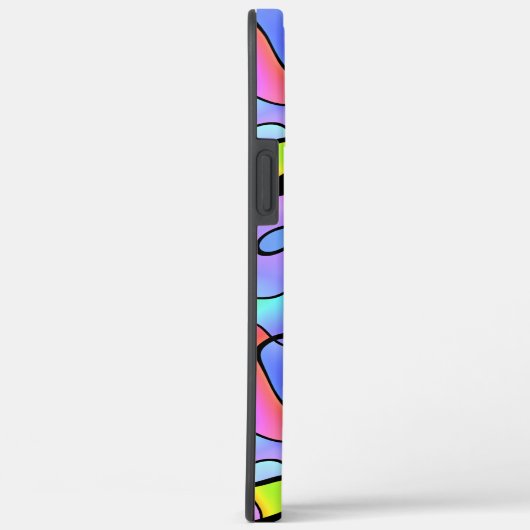 Kleurrijke abstracte en heldere kleuren Case-Mate iPhone case (Achterkant / Rechts)