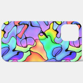 Kleurrijke abstracte en heldere kleuren Case-Mate iPhone case (Achterkant (horizontaal))