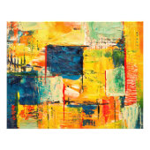 Kleurrijke Abstracte expressie Foto Afdruk (Voorkant)