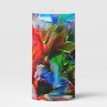 Kleurrijke Abstracte expressionistische Cat Art Pr