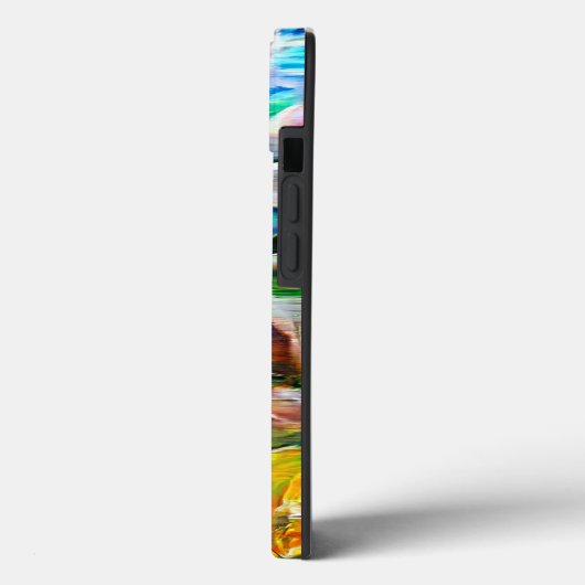 Kleurrijke Abstracte expressionistische Cat Art Pr Case-Mate iPhone Case (Achterkant / Links)