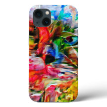 Kleurrijke Abstracte expressionistische Cat Art Pr