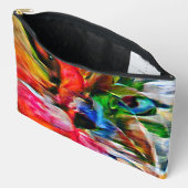 Kleurrijke Abstracte expressionistische Cat Art Pr Etui (Open)