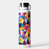 Kleurrijke Abstracte flacon met geïsoleerd water m Waterfles (Achterkant)