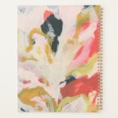 Kleurrijke Abstracte Floral Art Custom Name Planne Planner (Achterkant)