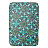 Kleurrijke Abstracte Floral Badmat (Voorkant Verticaal)