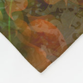 Kleurrijke Abstracte Floral Fleece Deken (Hoek)