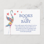 kleurrijke Abstracte Floral slaat boeken op voor B Informatiekaartje (Voorkant)